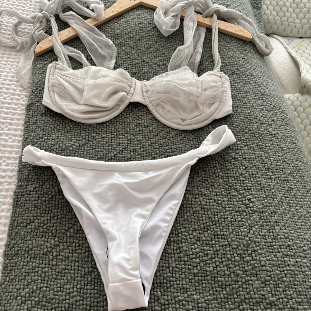 Beach Riot White Bikini Set